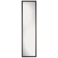 MIRROR DOOR FRAMED BLK 13X49IN