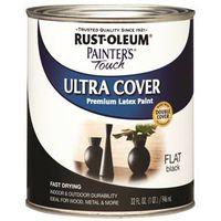 PAINT ACRYLIC MP FLAT BLACK QT