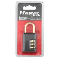 PADLOCK COMBO LUG BLK 1-3/16IN