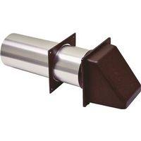 HOOD VENT DRYER PLSTC 4IN BRN