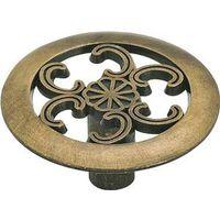 KNOB CABINET 1-1/2IN ANT BRASS