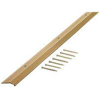 TRIM CARPET ALUM SATBR7/8X36IN