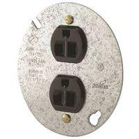 RECPT DPLX COMM STL 3W 15A BRN