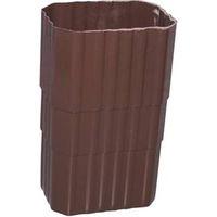 DOWNSPOUT COUPLER 2X3IN BROWN