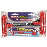 KEY HEX SET 8PC SAE CUSH T-HDL