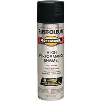 PAINT SPRAY GLO FLT BLACK 15OZ