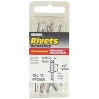 RIVET 3/16X1/2IN LONG ALUMINUM