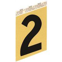 NUMBER HOUSE 2 ALUM 3.5IN BLK