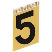 NUMBER HOUSE 5 ALUM 3.5IN BLK