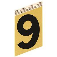 NUMBER HOUSE 9 ALUM 3.5IN BLK