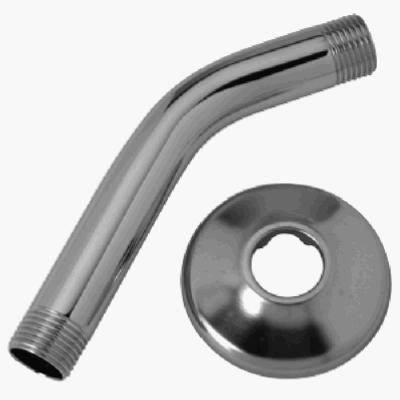 MP6"CHR SHWR ARM/FLANGE