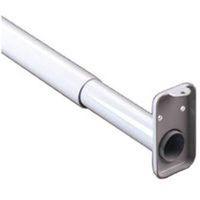 ROD CLOSET W/FLG 48-72IN GRY
