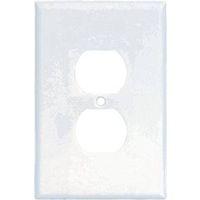 WALLPLATE 1 GANG DPX WHT 1/PK