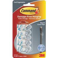 CLIP CORD ORGANIZER ROUND CLR
