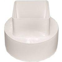SEWER PIPE ADAPTER 4IN WHITE