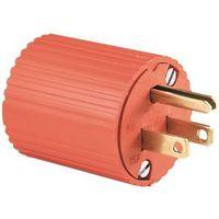 15A 125V ORANGE 3WIRE PLUG