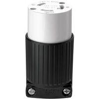 CONN LCK 30A BLK/WHT
