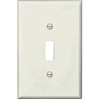 WALL PLATE 1GANG TGL MID WHITE