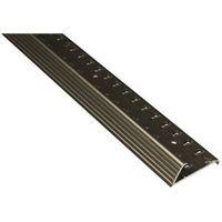 GRIPPER CARPET ALUM PWTR 73IN