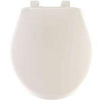 TOILET SEAT RND PLASTIC WHITE