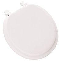 TOILET SEAT RND SOFT WHITE