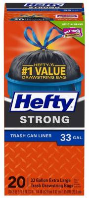 20CT 33 GAL TRASH BAG