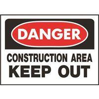 SIGN OSHA DANGER CONSTRUCTION
