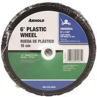 MOWER WHEEL PLSTC HUB 6X1.50IN