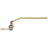 TOILET FLUSH LEVER PORC WHITE