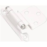 HINGE CABINET STL 3/8IN WHITE