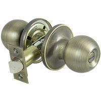 KNOB PRIVACY T3 ANTIQUE BRASS