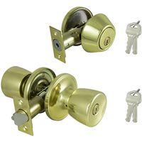 DOOR ENTRY/BOLT TS POL BRASS