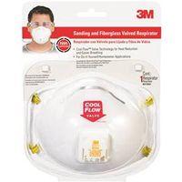 RESPIRATOR VALVED SAND/FIBER