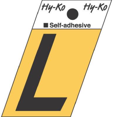 GR-10/L 1-1/2 GOLD LETTER L