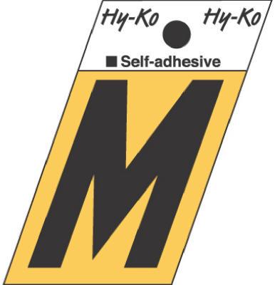 GR-10/M 1-1/2 GOLD LETTER M