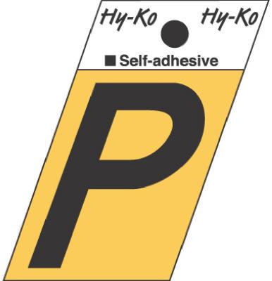 GR-10/P 1-1/2 GOLD LETTER P