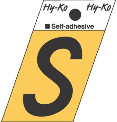 GR-10/S 1-1/2 GOLD LETTER S