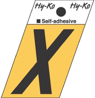GR-10/X 1-1/2 GOLD LETTER X