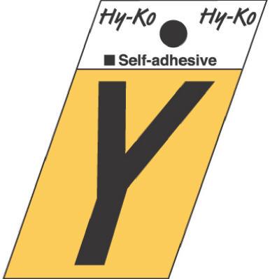 GR-10/Y 1-1/2 GOLD LETTER Y