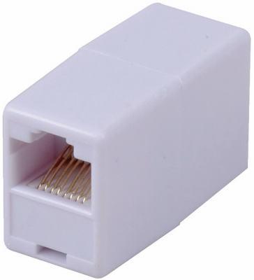 CAT5 CAT6 WHT COUPLER