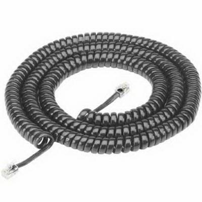 25' BLK HANDSET CORD