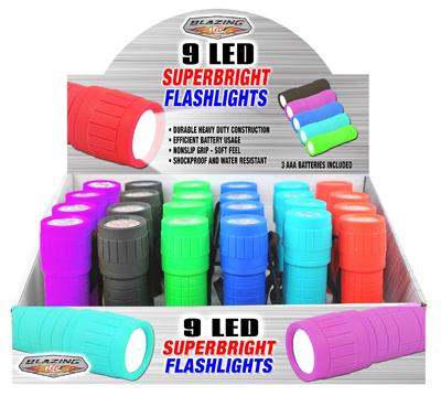 9 LED SUPERBRIGHT FLASHLIGHT.