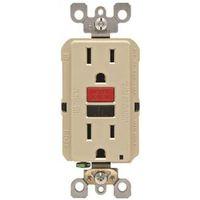 OUTLT GFCI ST RD/BK BTN 15A IV