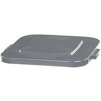 LID SQUARE 28GAL GRAY