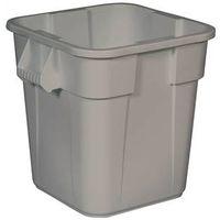 CONTAINER 28GAL SQ GRY