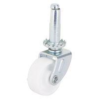 CASTER STEM 1-1/4IN ZINC/WHT