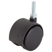 CASTER 2-WHEEL STEM 2IN BLK