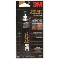 ADHESIVE WEATHERSTRIP BLK 1OZ