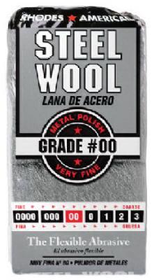 12PK #00 STL WOOL PAD