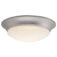 CEIL LT FXT LED GLS/BNKL 14IN